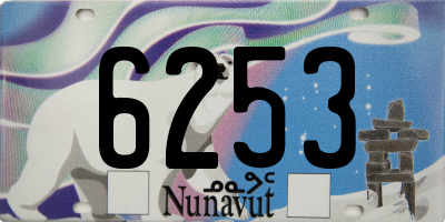 NU license plate 6253