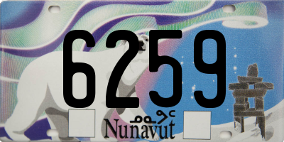 NU license plate 6259