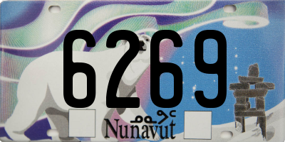 NU license plate 6269