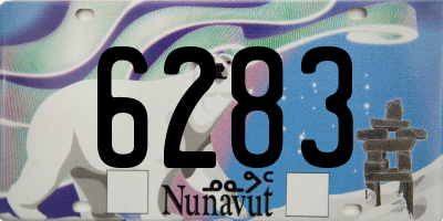 NU license plate 6283