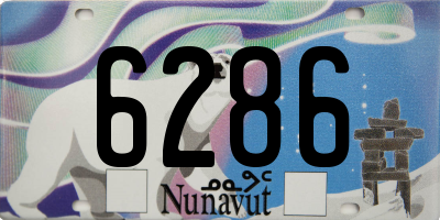 NU license plate 6286