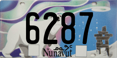 NU license plate 6287