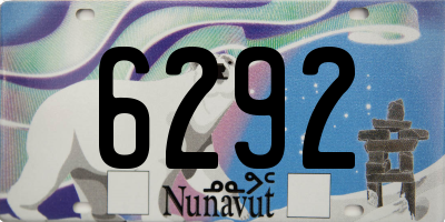 NU license plate 6292