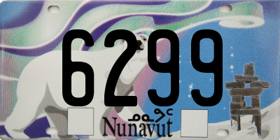 NU license plate 6299