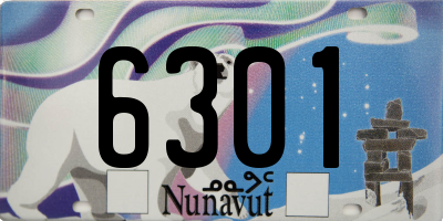 NU license plate 6301