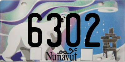 NU license plate 6302