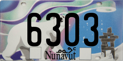 NU license plate 6303