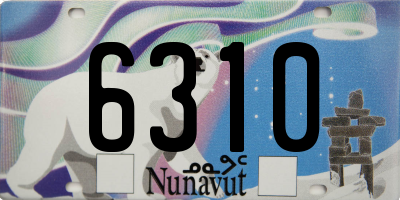 NU license plate 6310