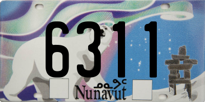 NU license plate 6311