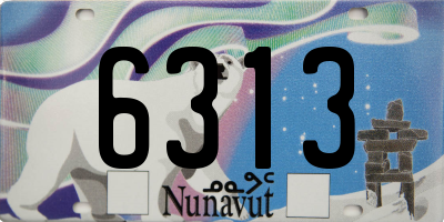 NU license plate 6313