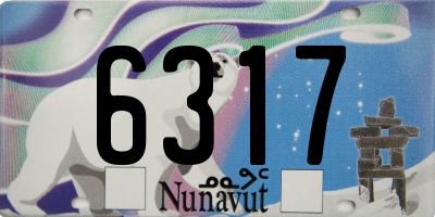 NU license plate 6317