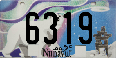 NU license plate 6319