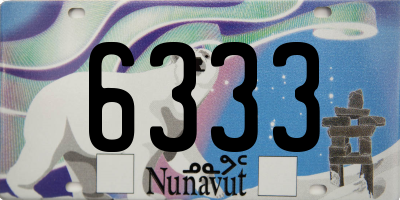 NU license plate 6333