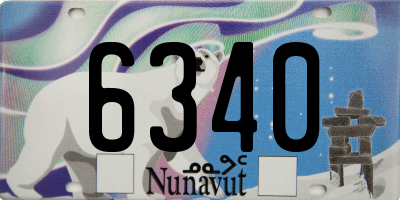 NU license plate 6340