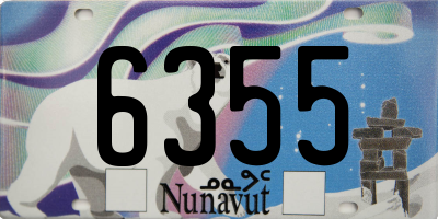 NU license plate 6355