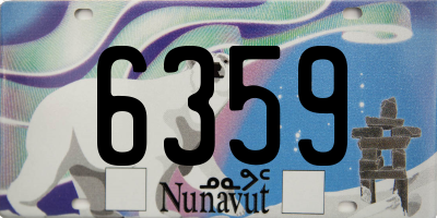 NU license plate 6359