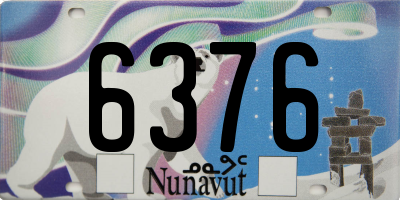 NU license plate 6376