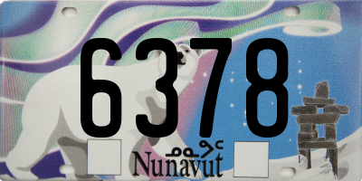 NU license plate 6378