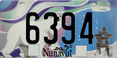 NU license plate 6394