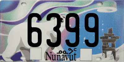 NU license plate 6399