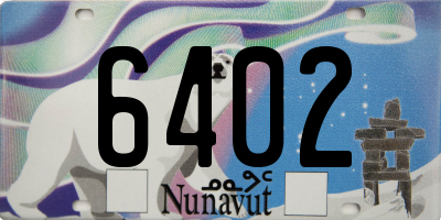 NU license plate 6402