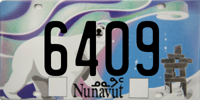 NU license plate 6409