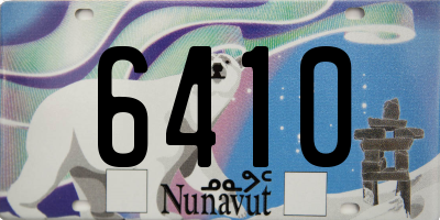 NU license plate 6410