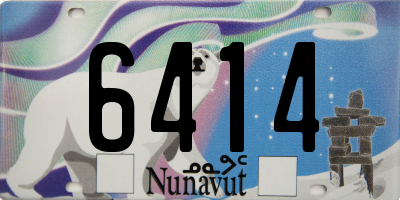 NU license plate 6414