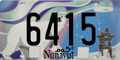 NU license plate 6415