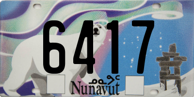 NU license plate 6417