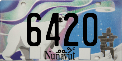 NU license plate 6420