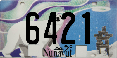 NU license plate 6421