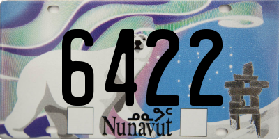 NU license plate 6422