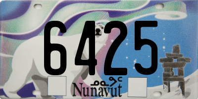 NU license plate 6425