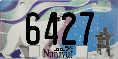 NU license plate 6427