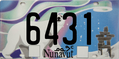 NU license plate 6431