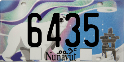 NU license plate 6435