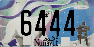 NU license plate 6444