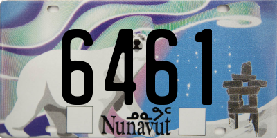 NU license plate 6461