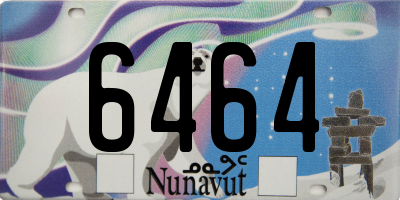 NU license plate 6464