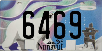 NU license plate 6469