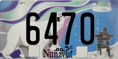 NU license plate 6470