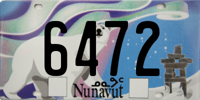 NU license plate 6472