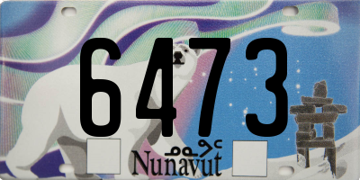 NU license plate 6473