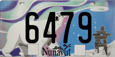 NU license plate 6479