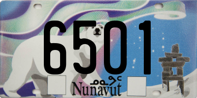 NU license plate 6501