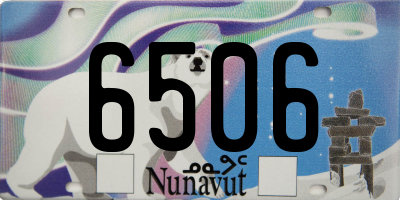 NU license plate 6506