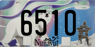 NU license plate 6510