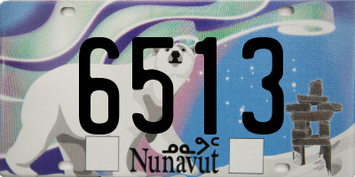 NU license plate 6513