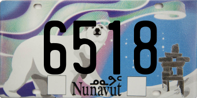 NU license plate 6518